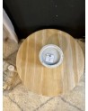 Table basse bois traditionnelle beldi, artisanat Maroc | Marrakech deco