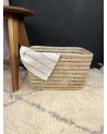 Caisse de rangement en feuilles de palmier Marrakech Deco