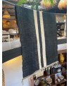Tapis berbère Zanafi, modèle ligna noir et blanc | Marrakech deco