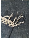 Tapis berbère Zanafi, modèle ligna noir et blanc | Marrakech deco