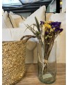 Vase Beldi, verre soufflé H35 transparent | MarrakechDeco
