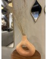 Vase en terre cuite brut hauteur 24 cm artisanat marocain| MarrakechDeco